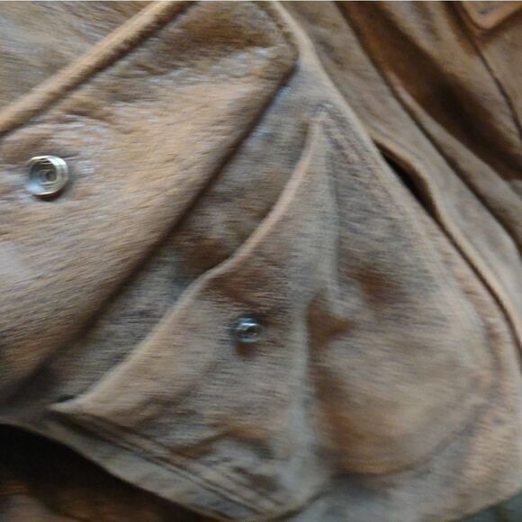 Men's Vintage Bomber Flight Jacket Size  Tall Large **Read** - Picture 2 of 12